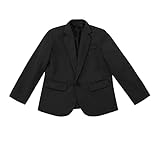 Mangas largas adornadas con botones cerca de los puños, estilo solapa, blazer de un botón con bolsillos falsos en ambos lados