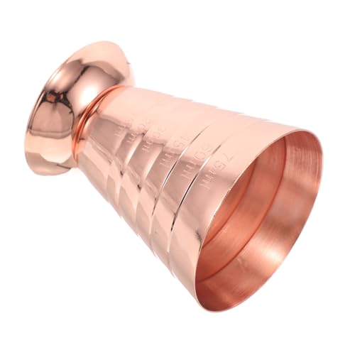 KOCKSHION Jigger De Acero Inoxidable Medidas Precisas Para Cocteles Herramienta Esencial De Bar Para Bartenders Profesionales y Aficionados Diseño De Cabeza Única Para Medir Vinos Casa Bar