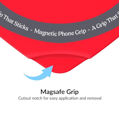 Support de coque de téléphone à ventouse MagSafe silicone adhésif cœur - 4