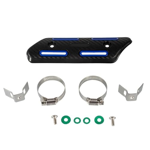 Cubierta térmica escape motocicleta antiescaldaduras para tubo colector KXF y CRF