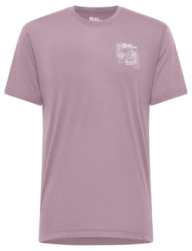 Jack Wolfskin Herren Vonnan Graphic M T-Shirt, Explore Wild Blossom, L EU