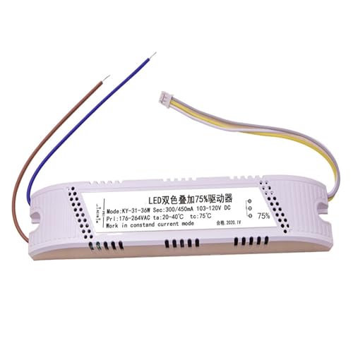 Pilote LED bicolore 300/450 mA avec changement de lumière tricolore KY-31-36W