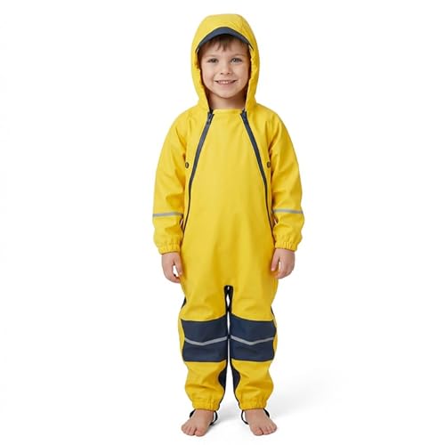 Combinaison de pluie enfant réfléchissante contre le vent et l'eau