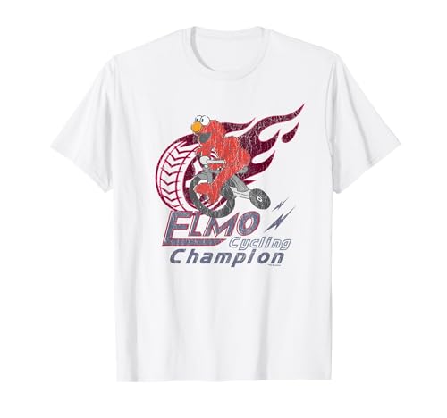 Sesame Street Elmo Cycle Champion t-shirt idéal pour le vélo