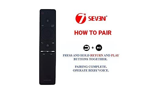 Image of 7SEVEN Bluetooth Voice Command Samsung Smart 4K TV Remote Control Replacement of BN59-01266A BN59-01241A BN59-01256A Ultra Curved TV Remote Control - Pairing Must!