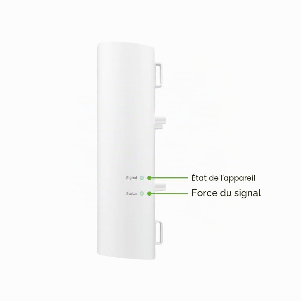 Zyxel Routeur 5G Extérieur Protection IP55 | Haut débit 7 Gbps | LAN PoE 2,5 GbE | Géré par Nebula Cloud | Montage sur Bureau, Mur, Fenêtre ou Poteau | Résistant aux Intempéries [FWA70] | Débit 5G jusqu'à 7 Gbps, 4 Antennes Directionnelles 9 dBi, Résistan