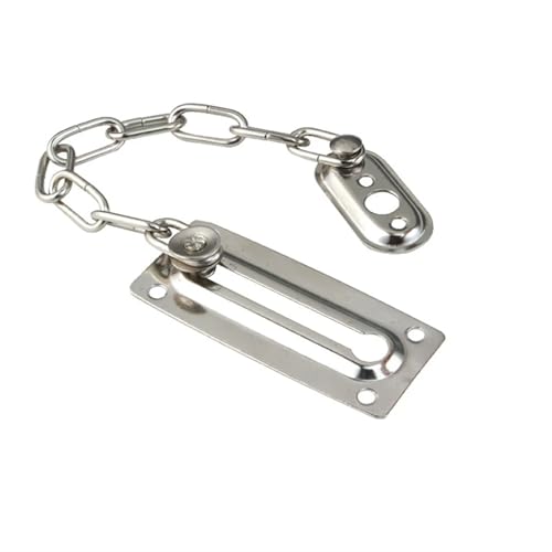 Lucchetto a catena for porta, Lucchetto a catena for porta, Protezione catena di sicurezza in ferro metallico con catena antifurto, Protezione chiusura di sicurezza for porta con viti for la casa gene