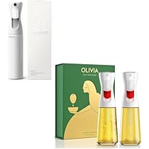 FLAIROSOL 300 ML Plant Mister Spray Bottle + 2 Pack 200 ML Glass Oil Sprayer for Cooking