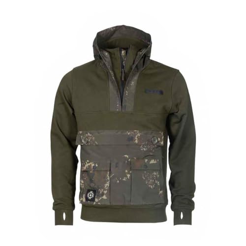 Nash Männer Militär Hoodie M, Grün, S bis XXXL