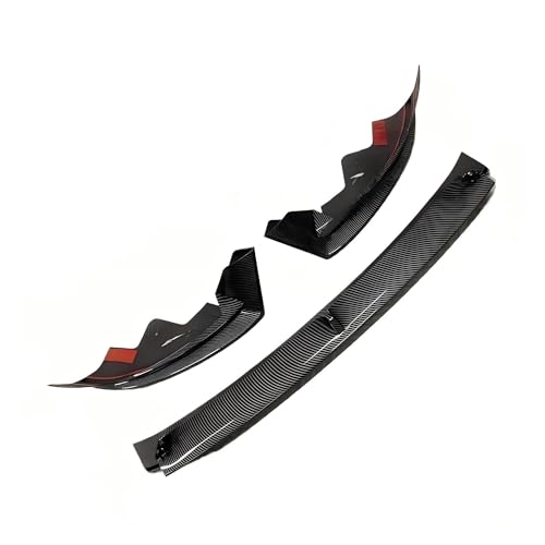 Lèvre de pare-choc pour avant voiture Tesla Y 2025+ look carbone protecteur