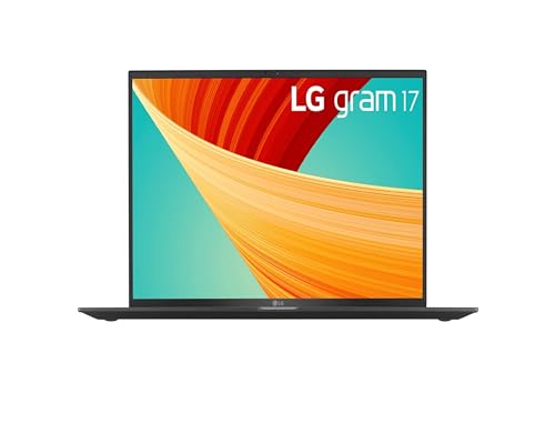 Image of LG Gram 17 inch WQXGA Notebook Computer, Intel Core i7-1360P with vPro 2.2GHz, 16GB RAM, 1TB SSD, Windows 11 Pro, Obsidian Black