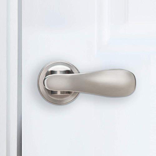 Yale P5101N01 Navis Paddle Passage Lever (Push/Pull To Open), Hands-Free Opening – Push With Your Hip, Satin Nickel #TOP1