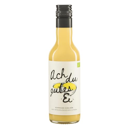Ach du gutes Ei | Humbel Schweizer Bio Eierlikör Mild Schweiz BIO inkl. FeinWert E-Book (1 x 0.35l)