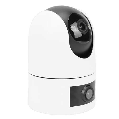 ASHATA 2K Indoor Security Camera, HD 3MP 2.4G 5G WiFi Pet Cameras 360 Dog Cam Auto Tracking Smart Motion Detection, for Indoor Outdoor Home Security