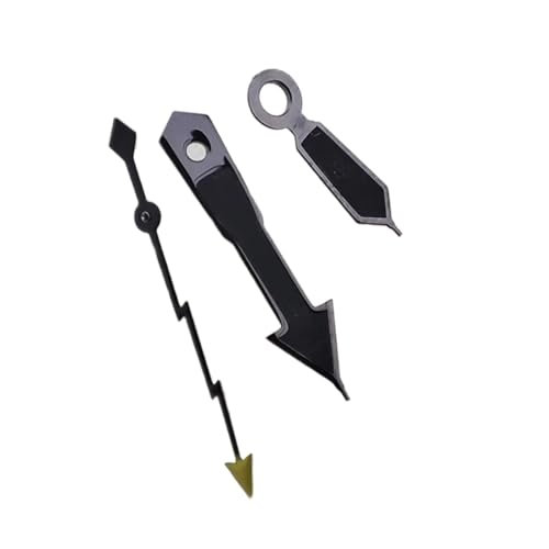 Aiguilles NH35 noir mat de qualité horlogère pour montre Seiko