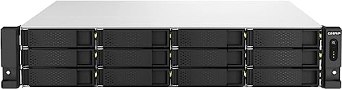 QNAP TS-h1887XU-RP-E2336-32G-US 18ベイ 2U ラックマウントハイブリッドNAS インテルR XeonRプロセッサー、デュアル10GbE、仮想化およびデータ集約型エンタープライズアプリケーション用のZFSストレージ。