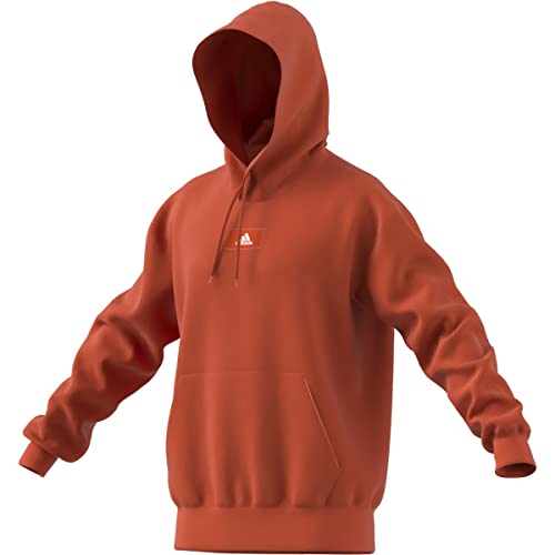 adidas Essentials FeelVivid Cotton Fleece Drop Shoulder Hoodie - Mens...