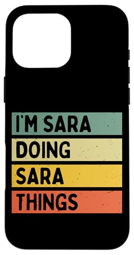 I'm Sara Doing Sara Things �ʔ������� �X�}�z�P�[�X iPhone 16 Pro Max �p