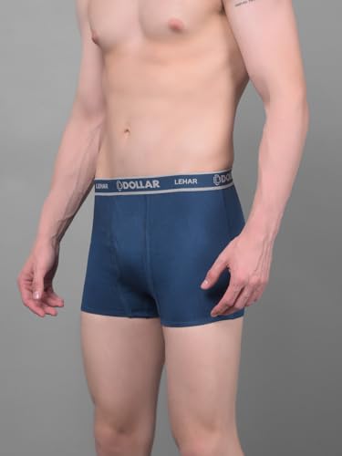 Image of Dollar Lehar Mens Combed Cotton Trunk - Actual Colour May Vary