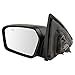 TRQ Driver & Passenger Side Mirror Set with Heat with Puddle Light without Blind Spot Indicator Compatible with 2006-2010 Ford Fusion Mercury Milan FO1320327 FO1321327