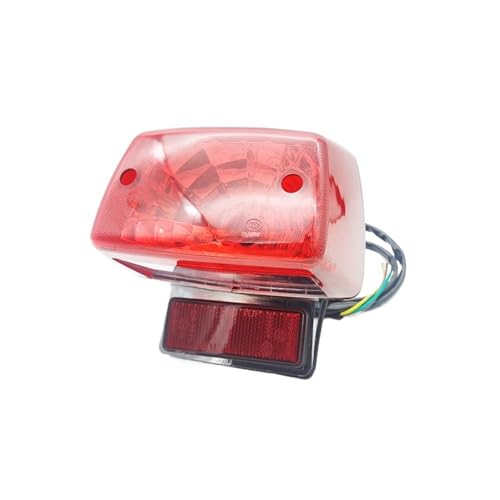 Feu arrière de freinage moto pour Suzuki GN125F GZ125 GZ150 optique rouge de remplacement