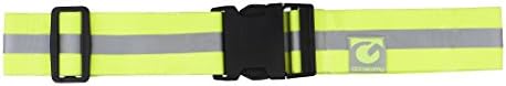 High Visibility Reflective Belt - FREE E-book Included - Easy to Adjust to 26'' to 45'' Waists Comfortably - Perfect for Night Running and Exercising - Lifetime