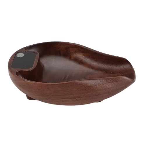 Wooden Tea Scale High Accuracy 0.1g 0.01oz Resolution 0.3 to 200g Rechargeable Elegant Kitchen Walnut Color