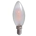 Produktbild (LIGHTME) LED Filament matt Candle C35 4W-470lm-E14/827