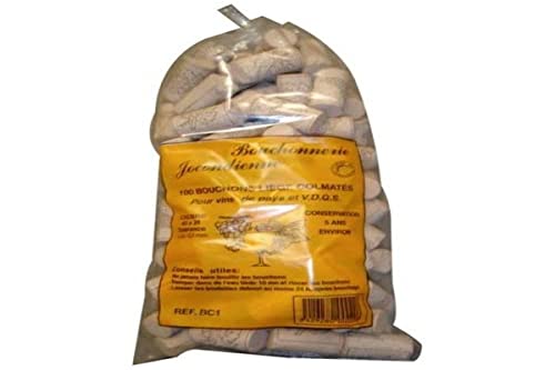 Bouchon colmaté liège 45 x 24 mm BC1 pour garde de vin