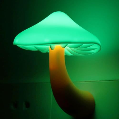 Image of AUSAYE Led Nigh Light,Plug in Nightlight, Dusk to Dawn Sensor Automatic On and Off Night Lights Green