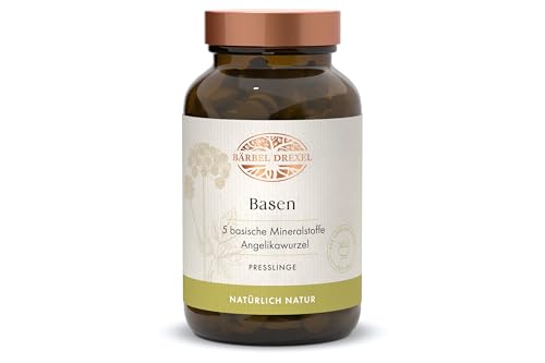 Basen Tabletten mit Calcium + Magnesium + Zink + Chrom + Kupfer (180 Stk) Herstellung Deutschland Basische Ernährung Säure-Basen-Haushalt BÄRBEL DREXEL