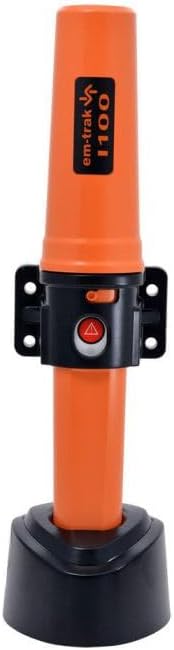 Em-trak I100 Emergency Position Indicating Radio Beacon, Orange Safety Device with Mounting Bracket