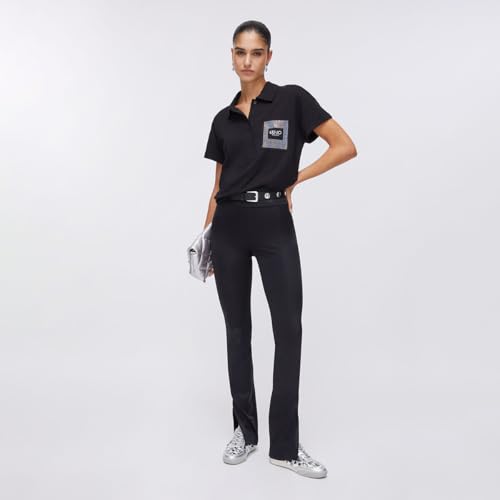 Pantalon Lycra® stretch à fentes Liu Jo pour une silhouette sculptée