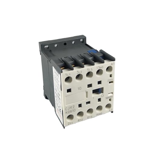 Contacteur AC 110V CJX2-K0610 rail DIN 35mm tripolaire 3P 6A 1NO