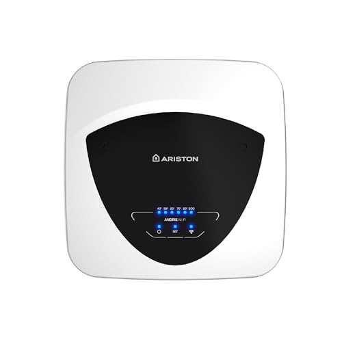 Ariston Andris Elite 4012005   Calentador de agua WiFi de 15 l para fregadero, 2,5 kW, color blanco