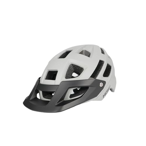 Mountain Bike Helmet for Adults & Youth, Adjustable Visor 22-Hole Air Cooling System Quick-Release Chin Rest Lightweight Comfortable Ergonomic Streamlined CPSC EN1078 Certified (21.7-23.2 in) Gray