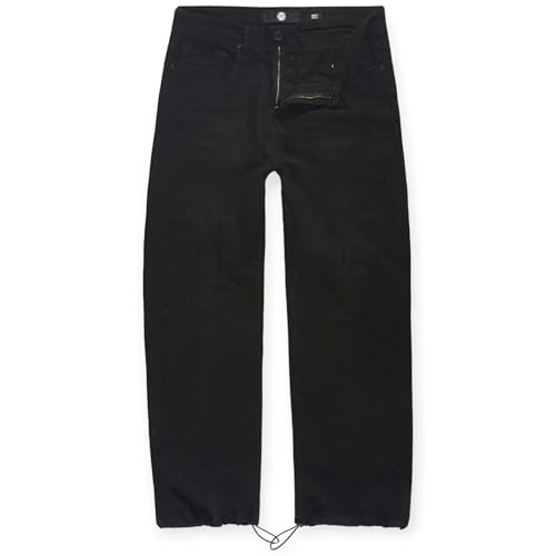 Men Brian Fit West Coast Denim Shreds Jeans (Black)4