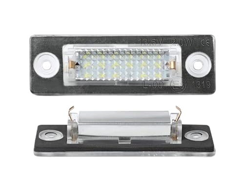 2Pieces For VW For Passat B55 B6 For Golf Caddy For Touran For Jetta Syncro Transporter T5 T6 Number License Plate Light Lamps