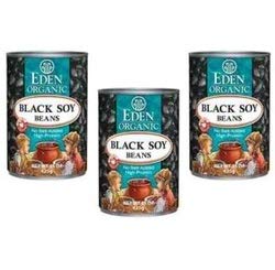 EDEN FOODS BEAN SOY BLACK NS ORG, 15 OZ, PK- 12