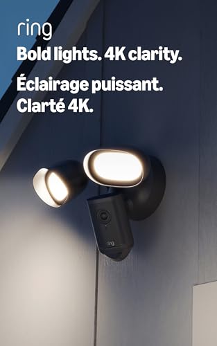 Ring Floodlight Cam Pro, Wired (Newest Model) — Retinal 4K with w...