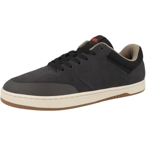 Etnies Men's Marana Skate Shoe, Dark Grey/Black/Red, 8.54