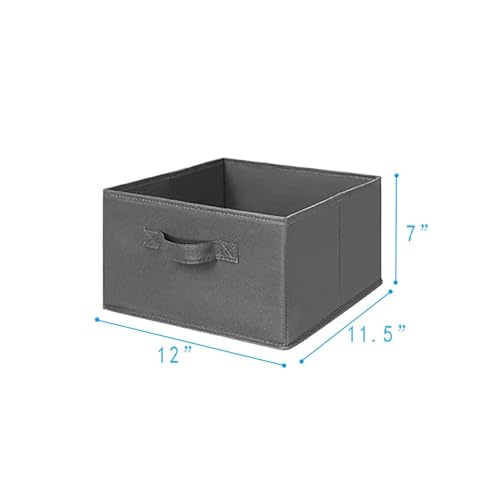 Image of MAX Houser 2 Drawer Hanging Closet Storage Organizer, Dark Grey | For Socks, Underwear & Sweaters, Space Saving Vertical Storage for Bedroom Wardrobe, Sturdy Breathable Fabric Construction