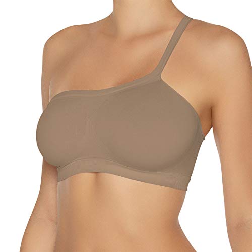 Kit 3 Tops Bandinis, Hanes, Feminino, Chocolate, M