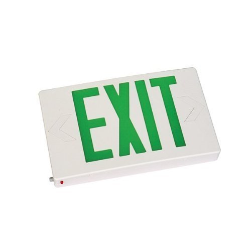eTopLighting FD3SCG LED Green Exit Sign light with Battery Backup, UL924, ETL with damp location, V-PL1117