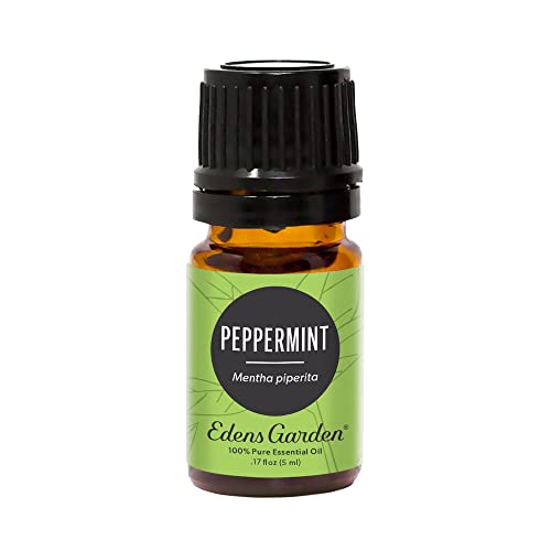 Edens Garden Peppermint Essential Oil, 100% Pure Therapeutic Grade (Undiluted Natural/ Homeopathic Aromatherapy Scented Essential Oil Singles) 5 ml