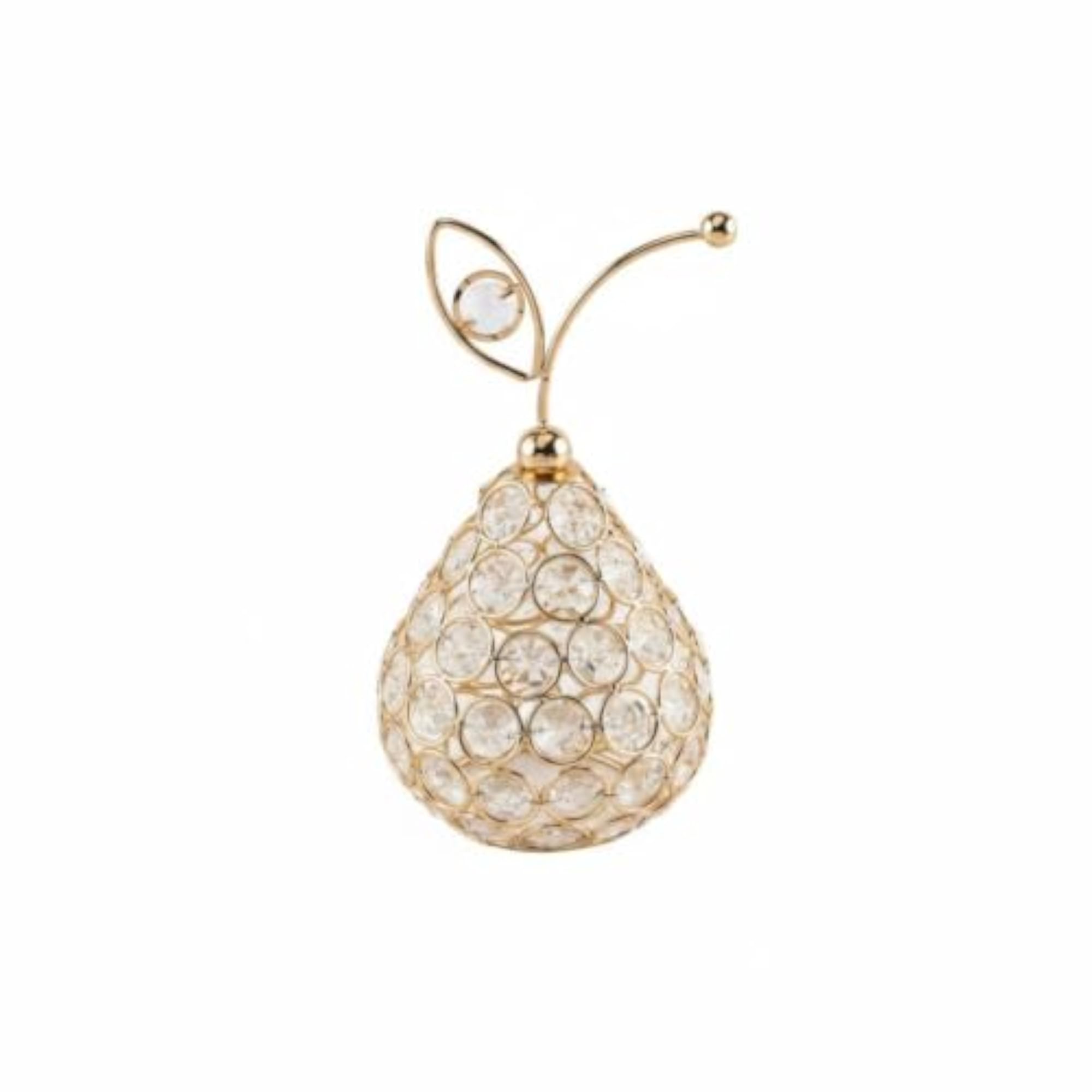3 Pieces Decorative Crystal Pineapple Ornament Gift Idea