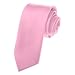 TopTie Solid Neck Ties, Multiful Color Formal Necktie, Cancer Awareness Color PINK