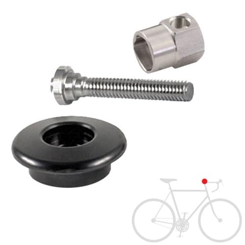 Pitlock Set 09 Ahead Headset System Cerradura, Unisex Adulto, Negro, Talla única