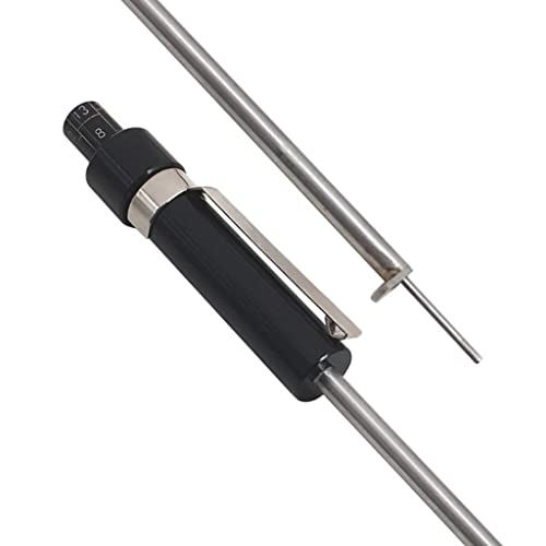 Medidor compacto para grosor de pastillas de freno de automóvil, herramienta para medir el grosor miniatura 4