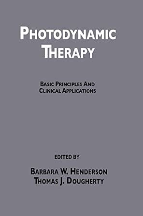 Photodynamic Therapy: Basic Principles and Clinical Applications